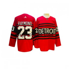 Herren Detroit Red Wings Eishockey Trikot Lucas Raymond 23 Adidas 2022-2023 Reverse Retro Rot Authentic